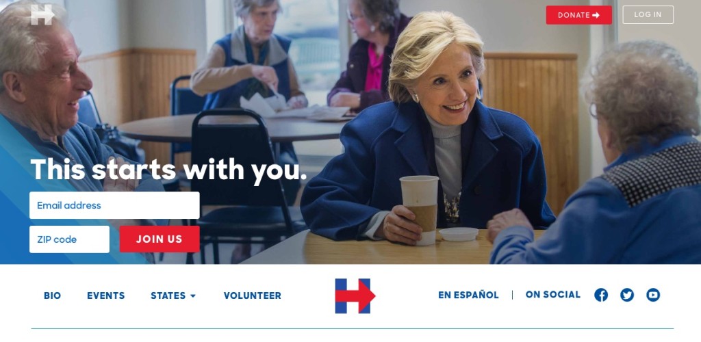 hillaryclintonwebscreenshot